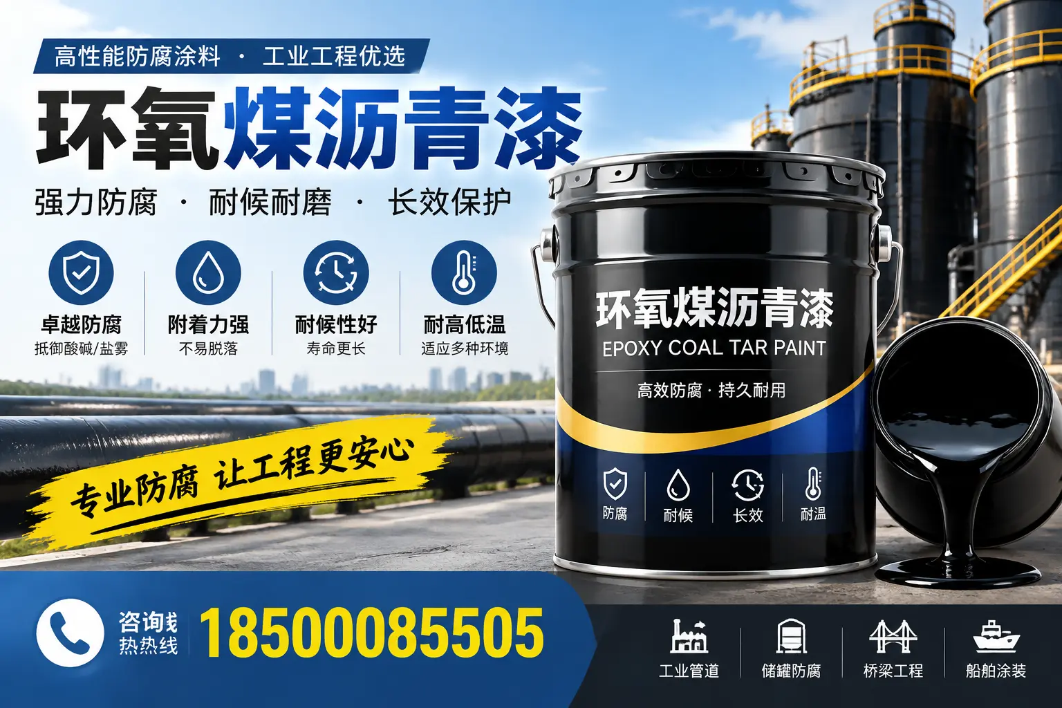环氧煤沥青漆的施工方法与注意事项,确保在迪庆顺利完成